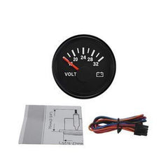 24V/16-32V 52mm Voltmeter Gauge with Backlight