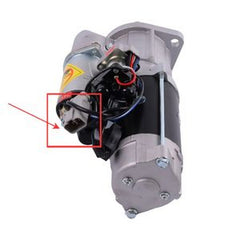 Motor de arranque de 24 V y 9 dientes para motores Komatsu/Isuzu/New Holland/Kobelco/John Deere