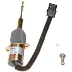 24V Electric Fuel Stop Solenoid RE53560 for John Deere Excavator 892ELC