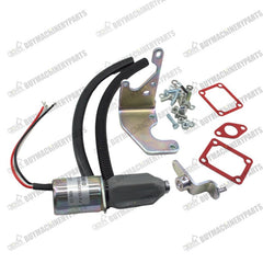 12V Fuel Shut Off Solenoid Kit 1751ES SA4260-12 SA-4260-12 Fit for Woodward Kubota - Buymachineryparts