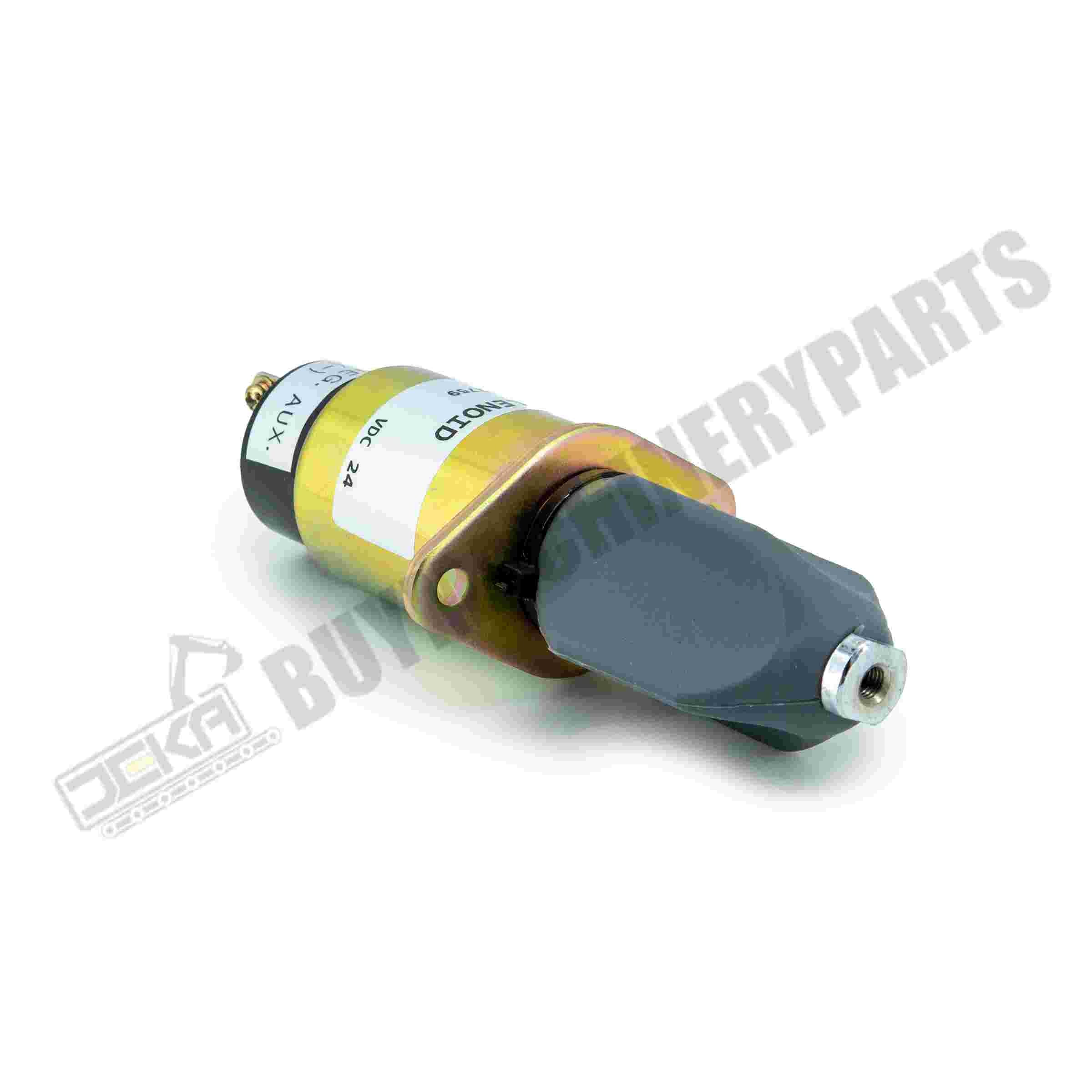 24V Fuel Shutoff Solenoid 392-1759 for Caterpillar CAT Engine C6.6 C4.4 C3.4B Loader 2384C 2384D 2484C 2484D 559C 559D 579C 579D