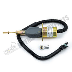 24V Fuel Shutoff Solenoid RE54747 for John Deere 770C 770CH 772CH 330LC 330LCR