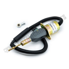 24V Fuel Shutoff Solenoid RE54747 for John Deere 770C 770CH 772CH 330LC 330LCR