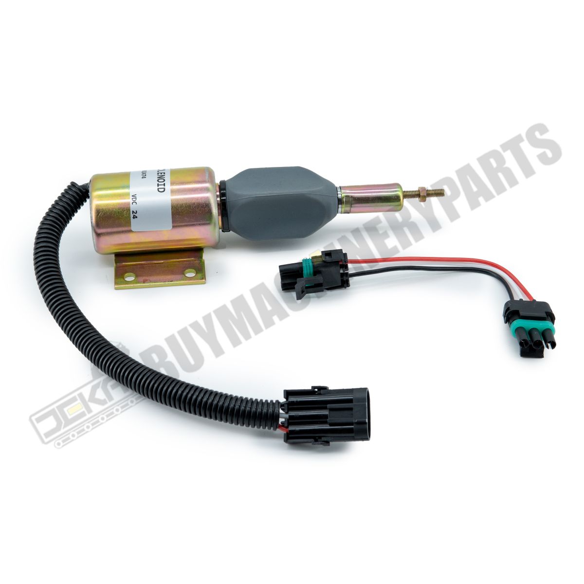 24V Fuel Shutoff Solenoid Valve RE502474 RE516083 for John Deere 120 160LC 200LC 230LC 270LC 670C 672CH 624H