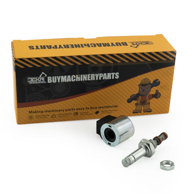 Válvula solenoide de 24 V AT429042 para motores John Deere 4045, 6068, 6090, 6125, 6135 y cargadores 444H, 544J, 605K, 624J, 644J, 655K, 824J y 844K.