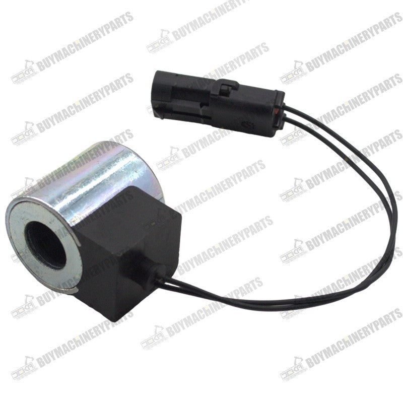 24V Solenoid Valve Coil 60099835-1 3003088 76074642 compatible with Case 1850K 1850K LGP 1850K LT New Holland D150 DC150PS DC180.B - Buymachineryparts