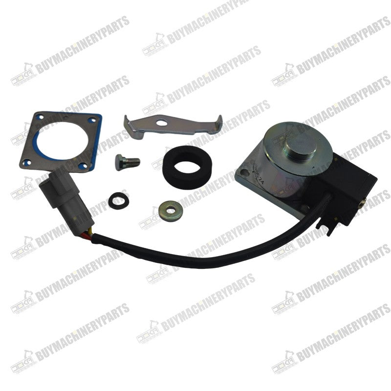 24V Stop Solenoid 2440501050 01661010 for Hatz Engine Haulotte Scissor Lifts H15SXL H12SXL H12SX H12SDX - Buymachineryparts