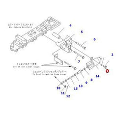 24V Stop Solenoid for Komatsu Engine 4D102E-1 WA320 600-815-7550 SA-4269-24