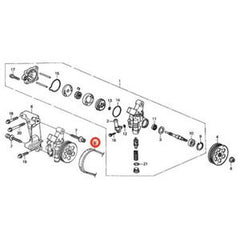 Correa de 2 piezas 56992-P3F-003 4PK895 para Honda CR-V 1997-2001