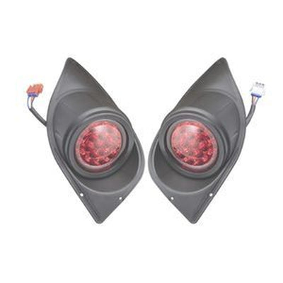 2-Piece LED Tail Light Assembly for Yamaha Golf Cart G29 2007-2021