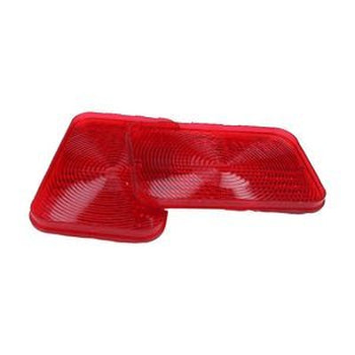 2-Piece Red Lens LVA11259 for John Deere Tractor Loader 210K 210LE