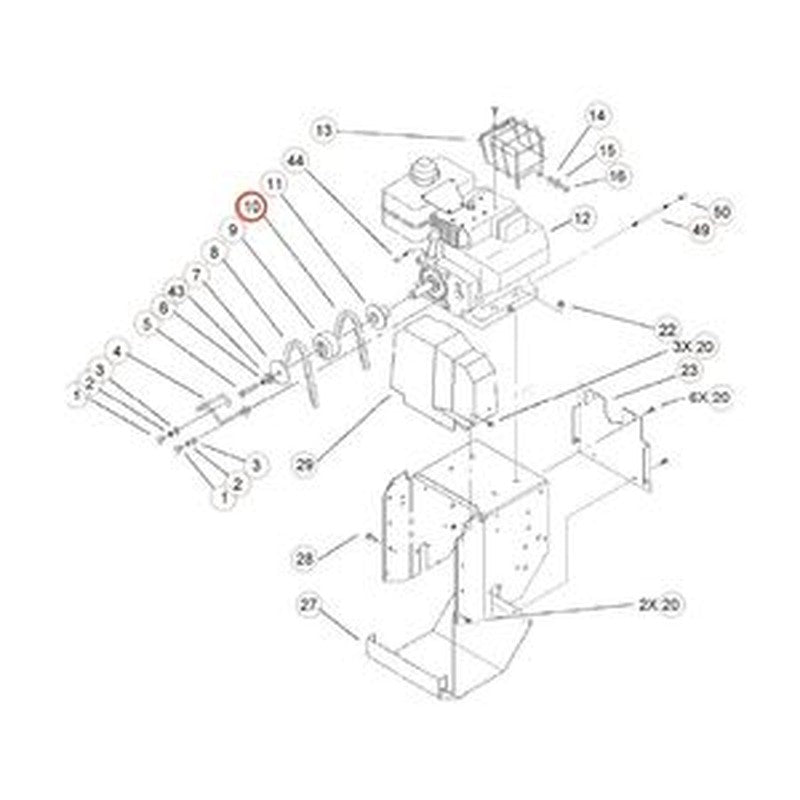 2-Piece Traction Belt 94-8812 for Toro Snow Thrower Models buymachineryparts