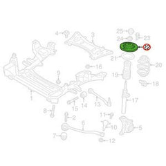 Suporte superior do amortecedor em 2 peças 31306852158 para BMW X2 X3 X4 2011-2020