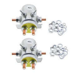 12V 6-Terminal Continuous Duty Relay Solenoid 2-Pack for Autocrane Boom Winch