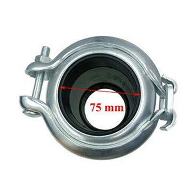 2-Piece 75mm Oil Line Coupling 4071215 for Hitachi Excavators EX200-5 EX400-5