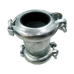 2-Piece 75mm Oil Line Coupling 4071215 for Hitachi Excavators EX200-5 EX400-5 buymachineryparts