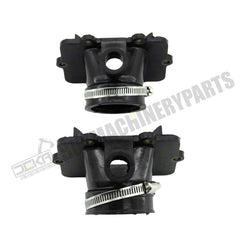 2Pcs Carburador Coletor de Admissão 420867880 420867882 para Ski-Doo Legend 600 MXZ 500 Summit 600R