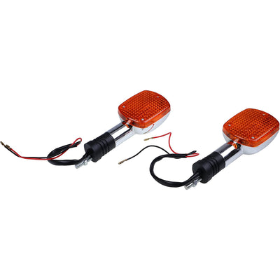 2pcs Front Turn Signal Indicator 33400-MB1-406 33490-MB1-700 for Honda V65 Magna
