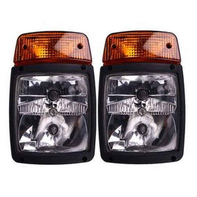 2 Pcs Head Light 700/38500 for JCB Backhoe Loader 1CX 2CX 3CX 4CX