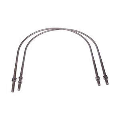 2Pcs U-Bolt 6754-11-5940 for Komatsu PC200-8 Excavator Engine