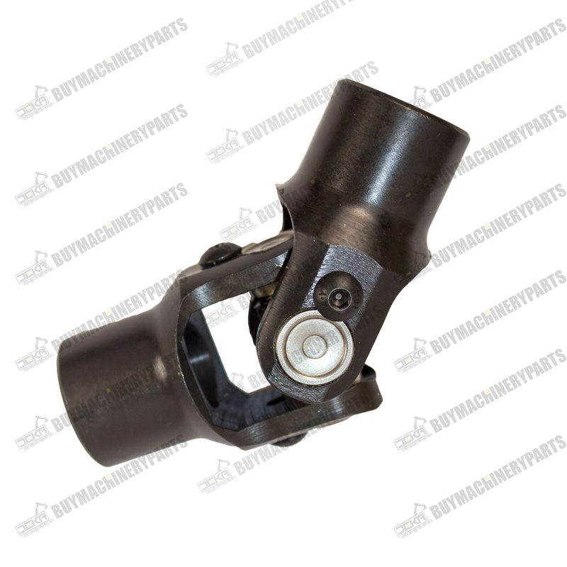 3/4" Round X 3/4" Round Powder Coated Universal Steering Shaft U Joint Coupler - Buymachineryparts