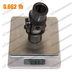 3/4" Round X 3/4" Round Powder Coated Universal Steering Shaft U Joint Coupler - Buymachineryparts