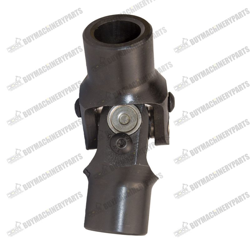 3/4" Round X 3/4" Round Powder Coated Universal Steering Shaft U Joint Coupler - Buymachineryparts