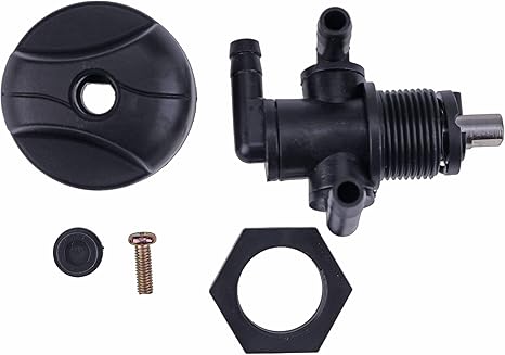 3-Way Fuel Shutoff Petcock Valve With Knob Nut 7052161 5432559 for Polaris ATV Sportsman 335 400 500 600 700 Magnum 325 330