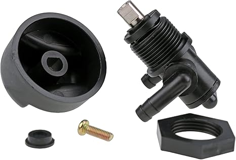 3-Way Fuel Shutoff Petcock Valve With Knob Nut 7052161 5432559 for Polaris ATV Sportsman 335 400 500 600 700 Magnum 325 330