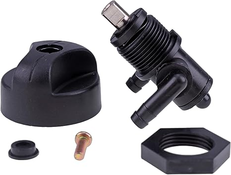 3-Way Fuel Shutoff Petcock Valve With Knob Nut 7052161 5432559 for Polaris ATV Sportsman 335 400 500 600 700 Magnum 325 330