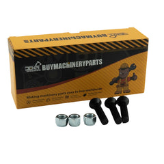 3 pernos de cuchilla para trituradora con contratuerca 900-4900-53 para trituradora de madera Bandit M-90XP M-100 M-150 M-200 M-250 1/2 x 2,5''