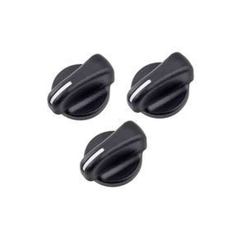 3 Pcs A/C Heater Knob 5011218AC for Jeep Dodge Ram 1500-3500