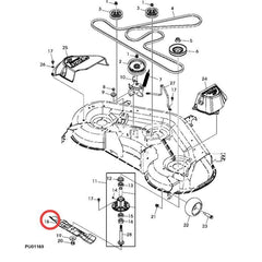 3 PCS Blade GX21784 GY20852 for John Deere Tractor D140 D150 D155 D160 E140 E150 E160 E170