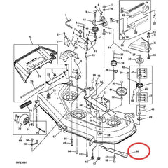 3 PCS Blade M127500 for John Deere Tractor GT225 GT235 GT245 GX255 GX325 GX335 GX345