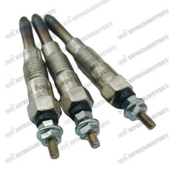 3 PCS Glow Plug YM129795-77800 for Komatsu Engine 2D68E-3A 3D63-1A 3D72-2B 3D74E-3C Excavator PC12R-8 PC15R-8