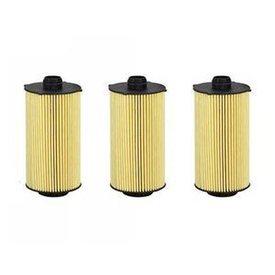 Aftermarket Oil Filter 3-Pack for Harvester Tractor Truck Compatible with Fleetguard LF17547 & WIX WL10179