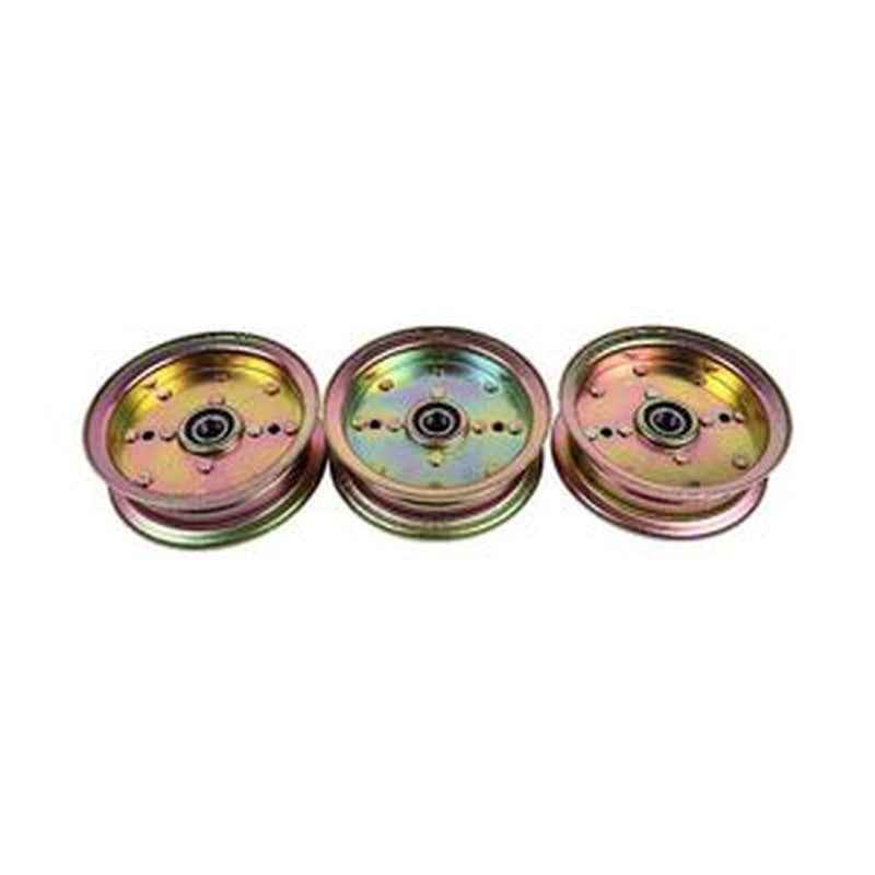 3-Piece Deck Idler Pulley 539112196 for Husqvarna LT1597 & Jonsered GT52F