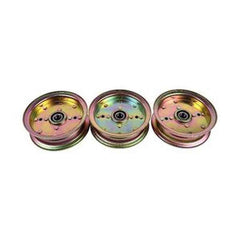 3-Piece Deck Idler Pulley 539112196 for Husqvarna LT1597 & Jonsered GT52F