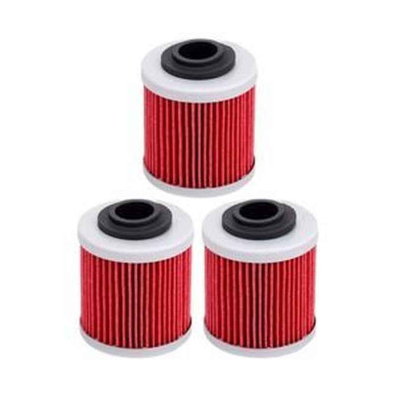 3 Oil Filters 420256452 HF559 for Can-Am DS450 Rally Spyder