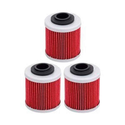 3 Oil Filters 420256452 HF559 for Can-Am DS450 Rally Spyder