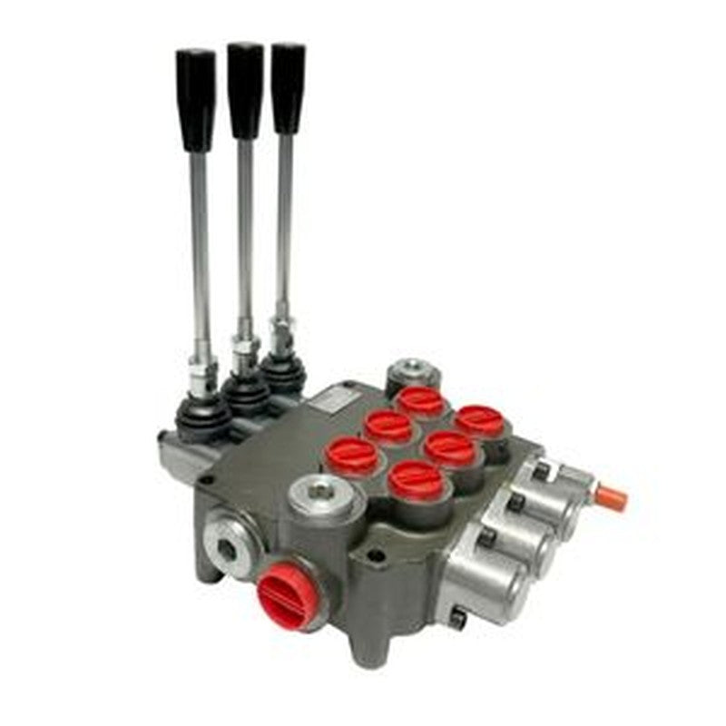 3-Spool Hydraulic Control Valve - 21 GPM, 3600 PSI Monoblock