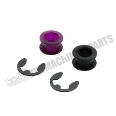 Kit de reparação de casquilhos do cabo de velocidades automático 33820-02370 33835-08010 (2 unidades e 2 clips) para Toyota Corolla Matrix 1.8L 2003 2004 2005 2006 2007 2008