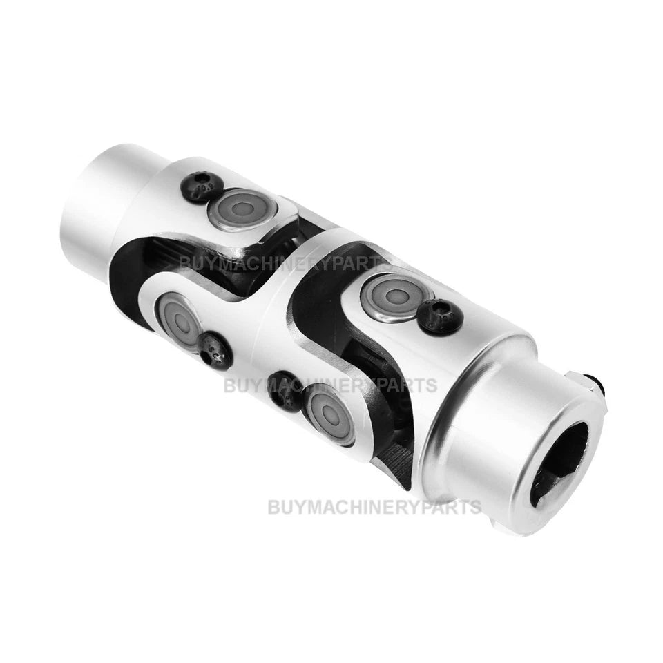 3/4" 36 Spline x 3/4" DD Double Steering Shaft U Joint Coupling Chrome Coupler