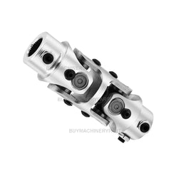 3/4" 36 Spline x 3/4" DD Double Steering Shaft U Joint Coupling Chrome Coupler