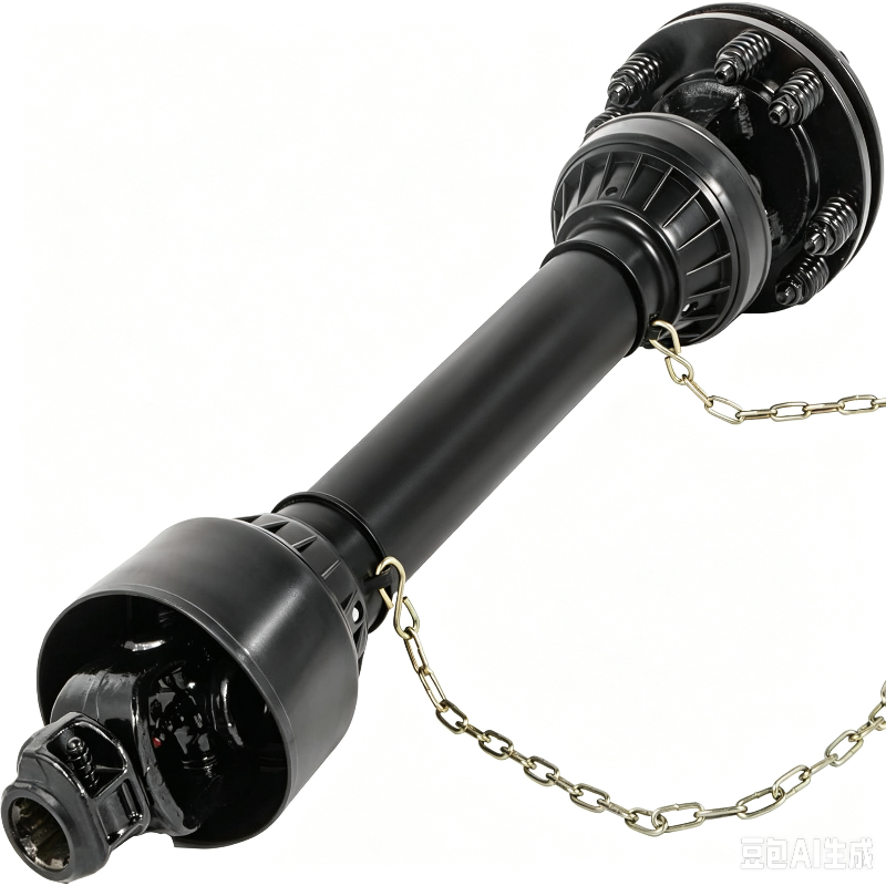 Series 4 PTO Shaft 1-3/8" 6-Spline Tractor End & Round Implement End 43"-57" with Slip Clutch for Bush Hog Finish Mower & Rotary,Replacement Driveline