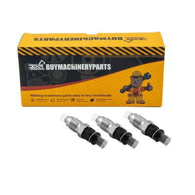 3PCS Fuel Injector 16871-53000 16871-53002 for Kubota BX1860 BX1870 BX1880 BX2360 BX2370 BX2380 BX23S BX25 BX25DLB U17 RTV900G9 ZD1011 ZD1021 ZD221 ZD321 ZD323