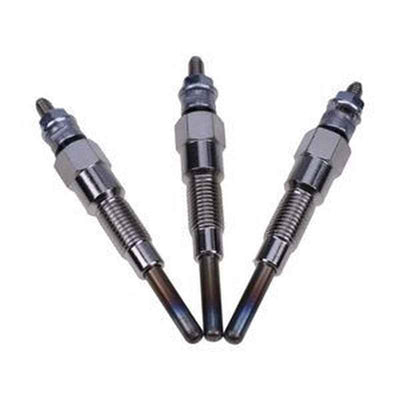 3 Glow Plugs 16851-65510 for Kubota Engines D640-D1505 Z402-Z602