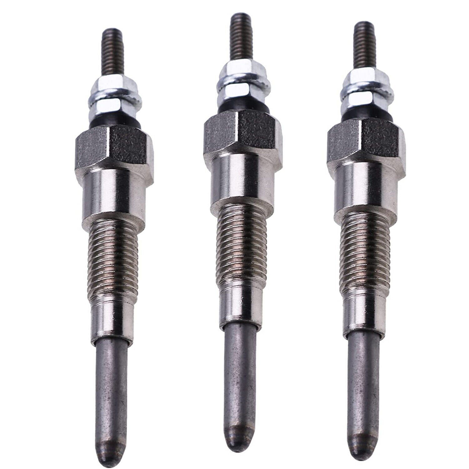 3Pcs Glow Plug 307-8672 for Caterpillar CAT Engine 3011C C0.5 C0.7 C1.1 C1.6 C2.2 Excavator 301.5 301.6 301.7CR 302CR Loader 216B3 - Buymachineryparts