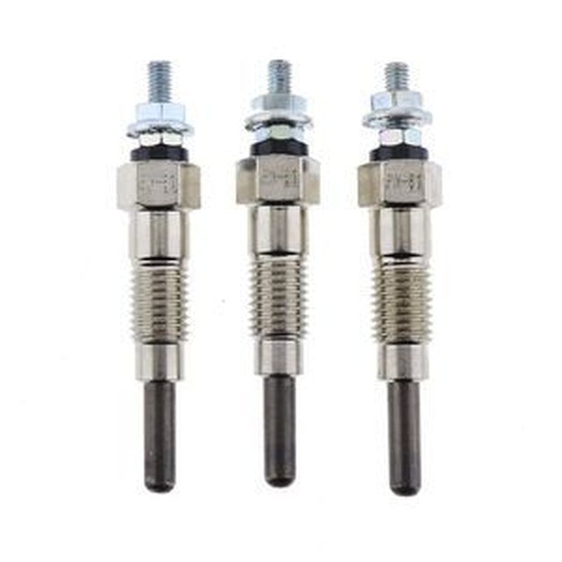3Pcs Glow Plug 15694-65510/15694-65512 for Kubota D600/D640 Engines