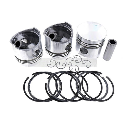 3TNE68 3TNE68C 3D68E 3TNE68L Piston Kit With Ring Set for Yanmar VIO20 B2U Engine STD
